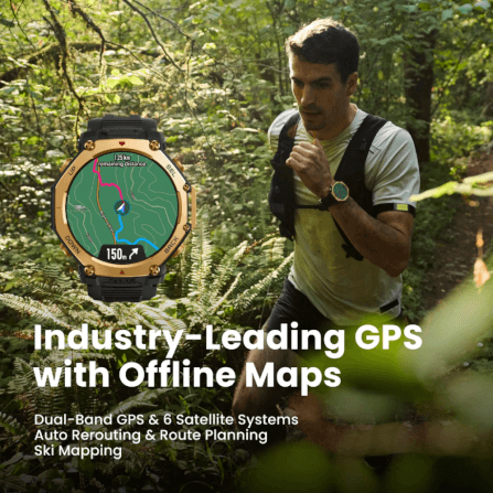 สมาร์ทวอทช์ AMAZFIT T-REX 3 PRO 48MM หน้าจอ 1.5